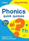 Phonics Quick Quizzes Ages 5-7 cover