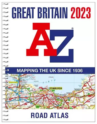 Great Britain A-Z Road Atlas 2023 (A4 Spiral) cover