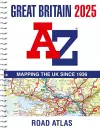 Great Britain A-Z Road Atlas 2025 (A4 Spiral) cover