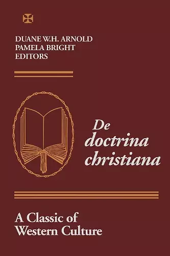 De Doctrina Christiana cover