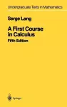 A First Course in Calculus cover