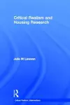 Critical Realism and Housing Research cover