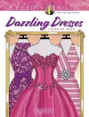 Creative Haven Dazzling Dresses Coloring Book cover