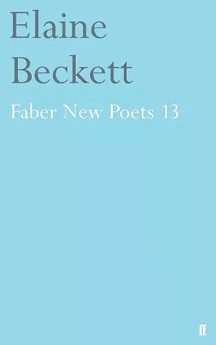 Faber New Poets 13 cover