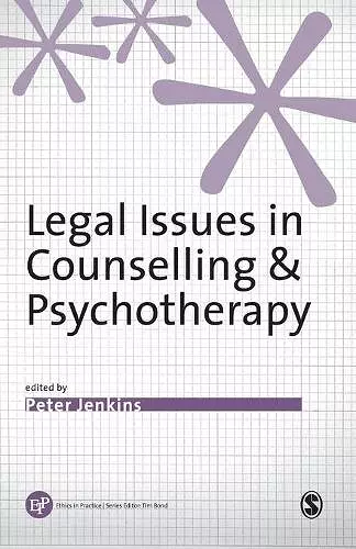 Legal Issues in Counselling & Psychotherapy cover