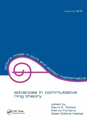 Advances in Commutative Ring Theory cover