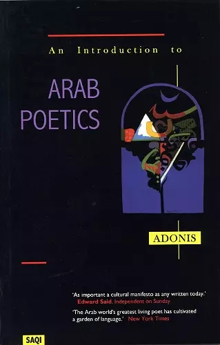 An Introduction to Arab Poetics cover