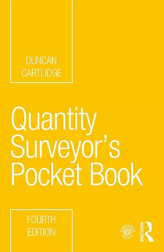 Quantity Surveyor's Pocket Book cover