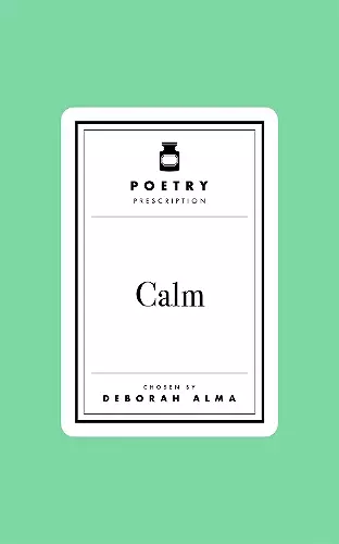 Poetry Prescription: Calm cover