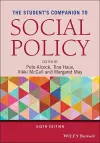 The Student's Companion to Social Policy cover