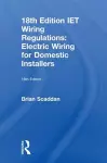 IET Wiring Regulations: Electric Wiring for Domestic Installers cover