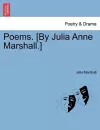 Poems. [By Julia Anne Marshall.] cover