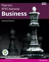 BTEC Nationals Business Student Book 1 + Activebook cover