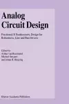 Analog Circuit Design cover