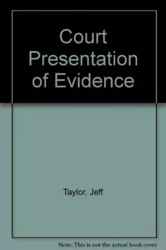 Court Presentation of Evidence cover