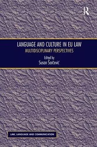 Language and Culture in EU Law cover