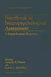 Handbook of Neuropsychological Assessment cover