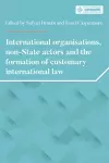 International Organisations, Non-State Actors, and the Formation of Customary International Law cover