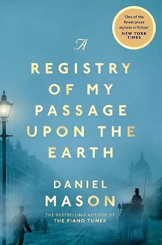 A Registry of My Passage Upon the Earth cover