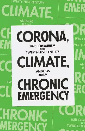 Corona, Climate, Chronic Emergency cover