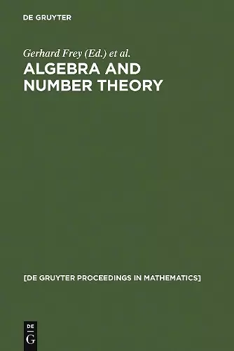 Algebra and Number Theory cover