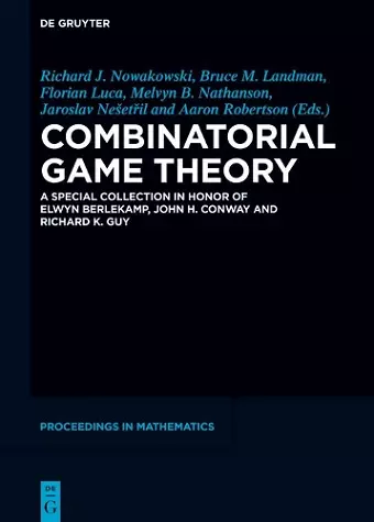 Combinatorial Game Theory cover