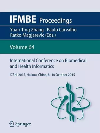 International Conference on Biomedical and Health Informatics cover