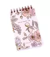 Rifle Floral Design Spiral Top Notebook cover