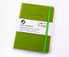 VENT Recycled Leather A5 Lined Notebook - Green cover