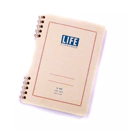 Life B6 Lined Spiral Notebook - Yellow cover