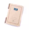 Life B6 Lined Spiral Notebook - Yellow cover