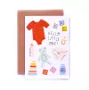 Hello Little One Baby Card cover