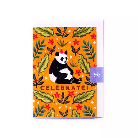 Panda Celebration Card cover